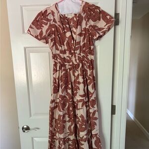 Anthropologie Short Sleeve Dress